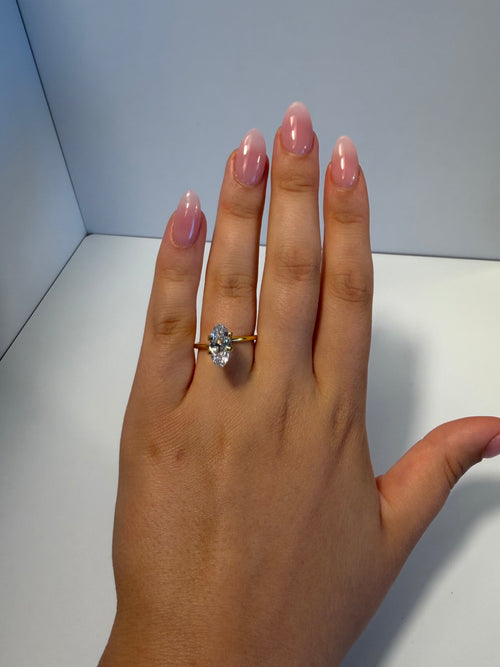 Loose 1.04 ct Moval Lab Grown Diamond