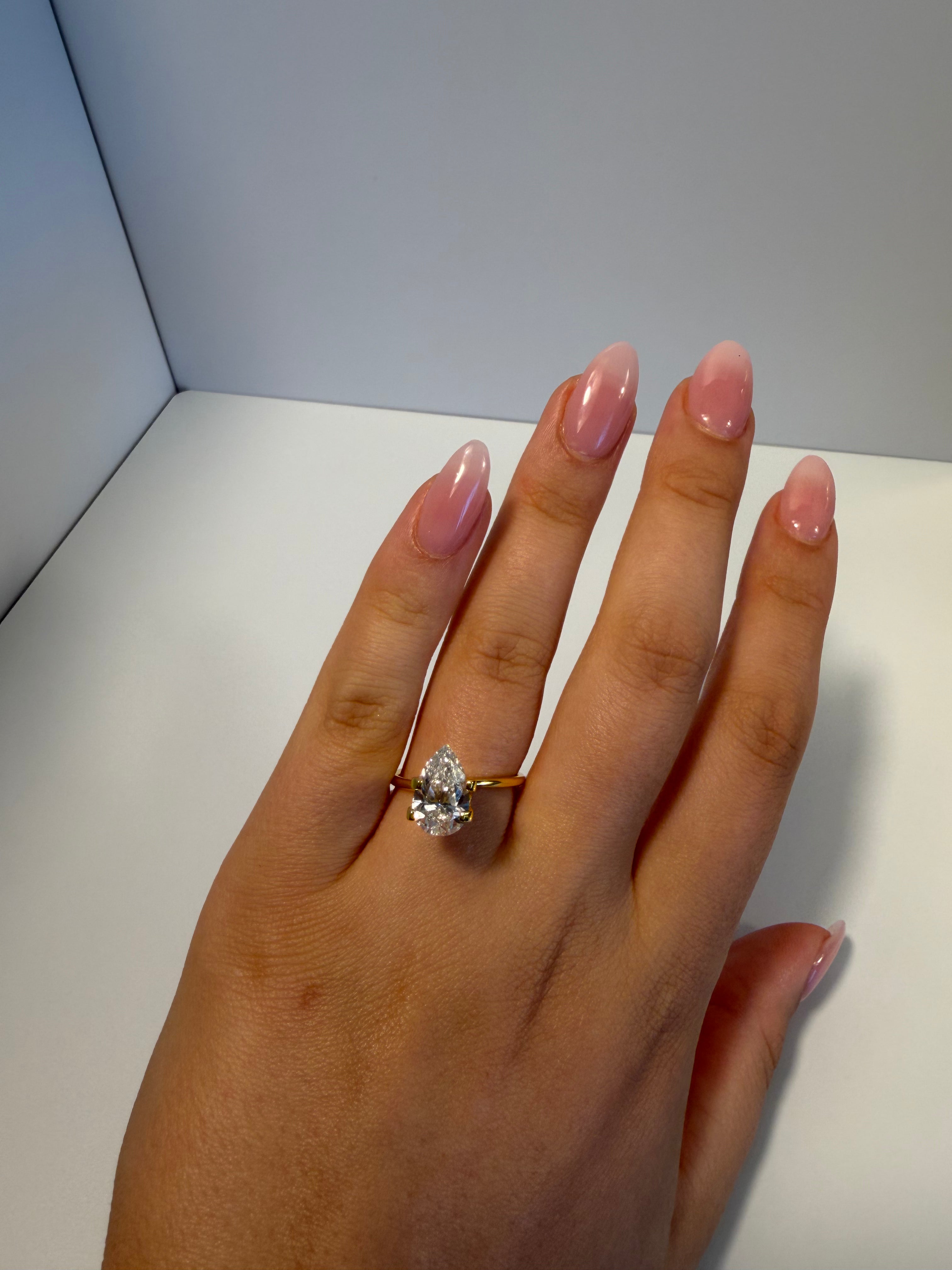 Loose 2.51 ct Pear Lab Grown Diamond